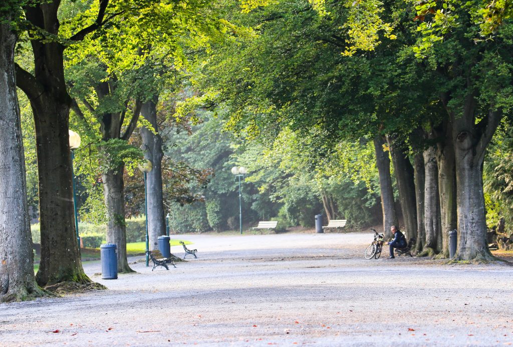Les parcs du centre ville : la parc de 7 heures à SPA